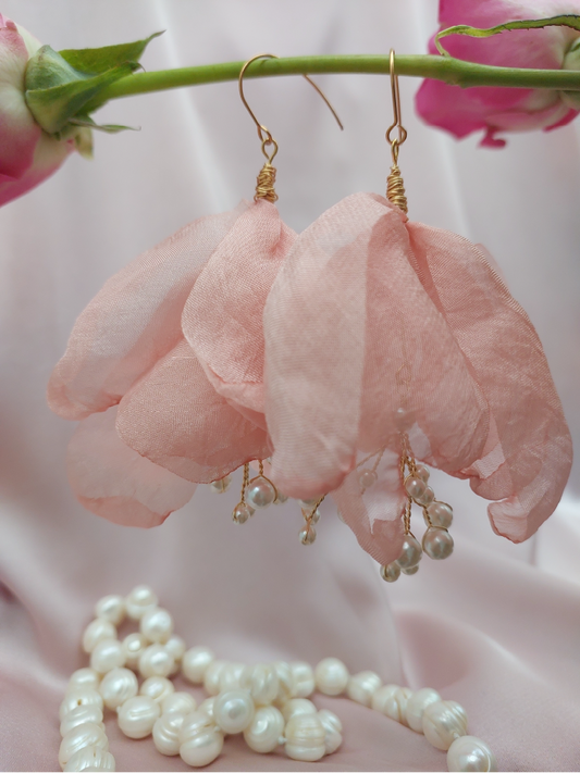 Ballerina Petal Earrings