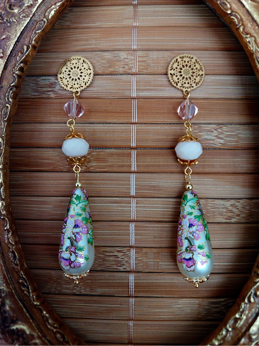 Blush Dangle Earrings