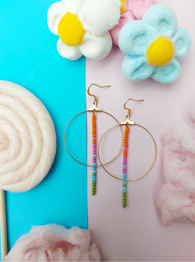 Electric Rainbow Hoops