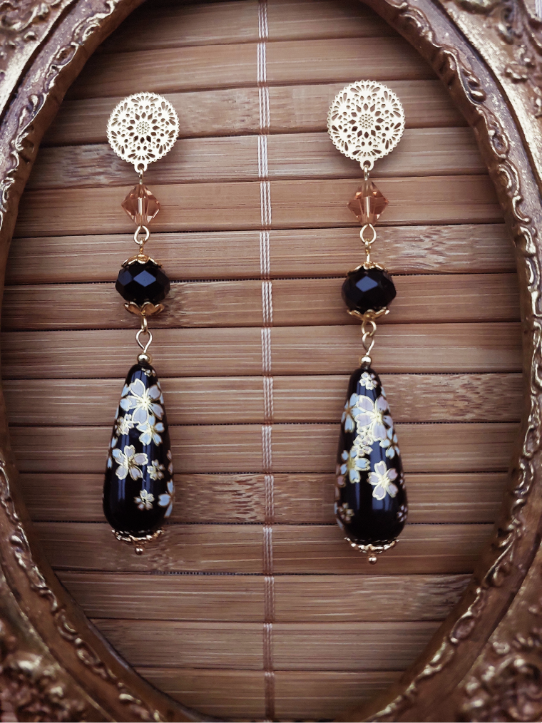 Midnight Dangle Earrings