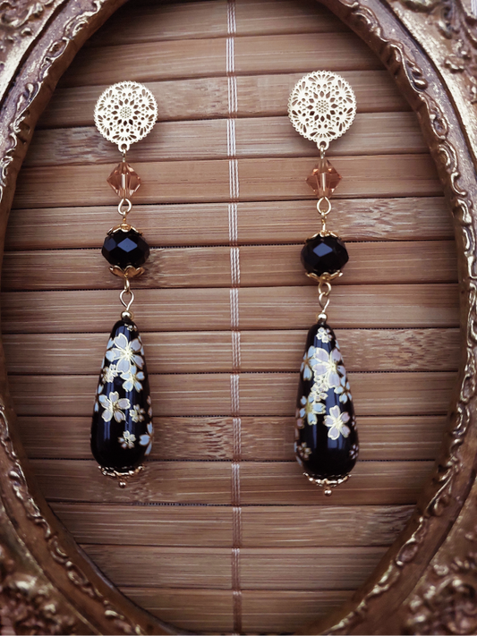 Midnight Dangle Earrings