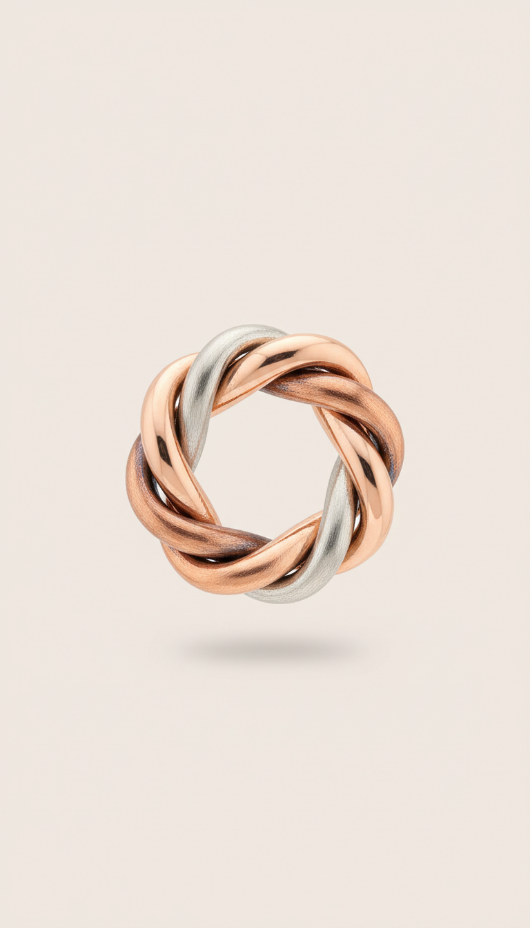 Chunky Mixed Metal Hoop Earrings